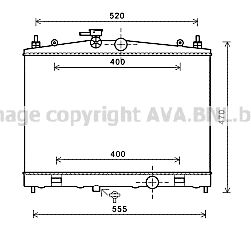 AVA QUALITY COOLING Radiators, Motora dzesēšanas sistēma DN2338